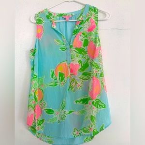 Lilly Pulitzer sleeveless blouse, size small